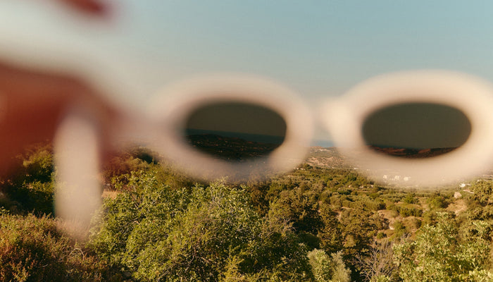 Blurred image of sunglasses